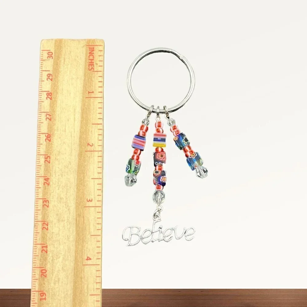 Believe Inspirational Keychain | Handmade